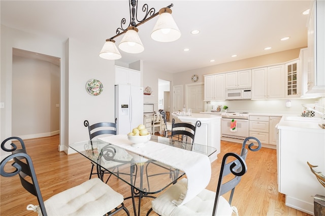 10 Bristol View Dr, Perinton, NY 14450 - dining space featuring light wood finished floors and recessed lighting