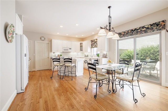 10 Bristol View Dr, Perinton, NY 14450 - dining room featuring light wood-style floors and recessed lighting