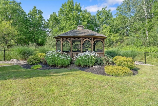1002 Oreste St, Camillus, NY 13031 - view of yard with a gazebo