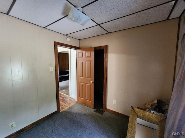 312 Richmond Ave Unit 314, Syracuse, NY 13204 - empty room with carpet and a paneled ceiling