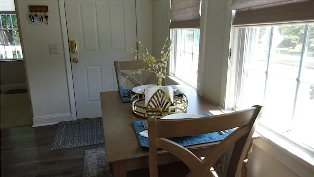 164 S Fitzhugh St, Rochester, NY 14608 - dining space featuring wood finished floors and baseboards