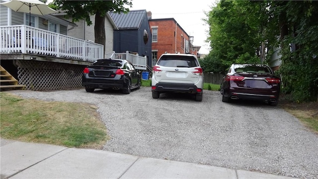 164 S Fitzhugh St, Rochester, NY 14608 - view of vehicle parking with stairs