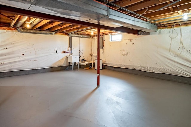 45 Hazel Bark, Gates, NY 14606 - basement featuring a sink and electric panel