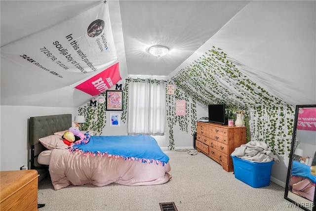 4034 Burke Pkwy, Hamburg, NY 14219 - carpeted bedroom with vaulted ceiling and baseboards