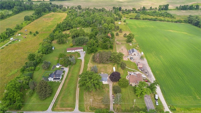 1728 Dalton Rd, Lima, NY 14485 - aerial view of property's location with rural landscape and farmland