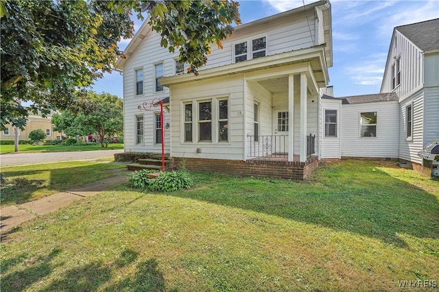 10470 Main St, North Collins, NY 14111 - view of front of property with a front yard