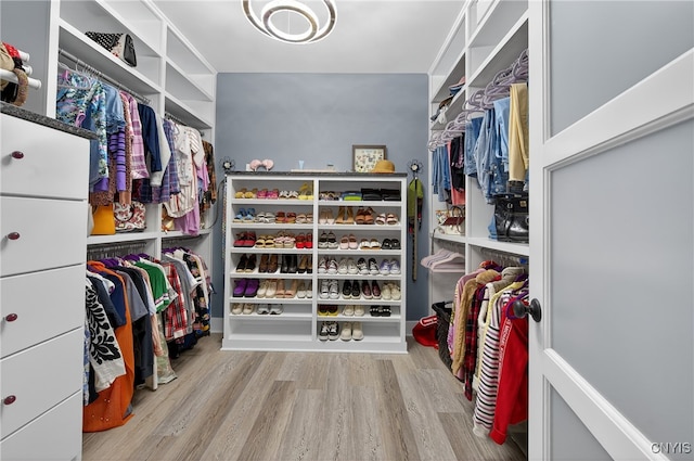 8873 Salvatore Ave, Lysander, NY 13027 - walk in closet featuring wood finished floors