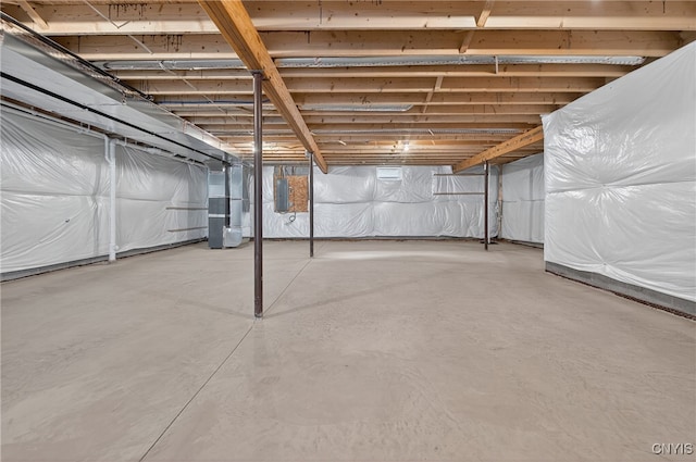 8873 Salvatore Ave, Lysander, NY 13027 - unfinished below grade area with heating unit and electric panel