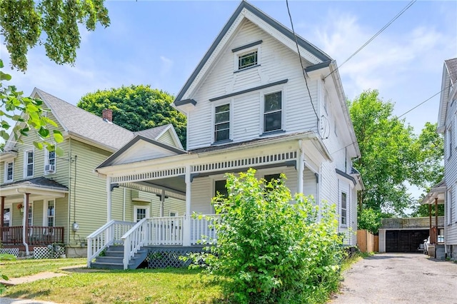 9 Englert St, Rochester, NY 14605 - view of front of home featuring a porch
