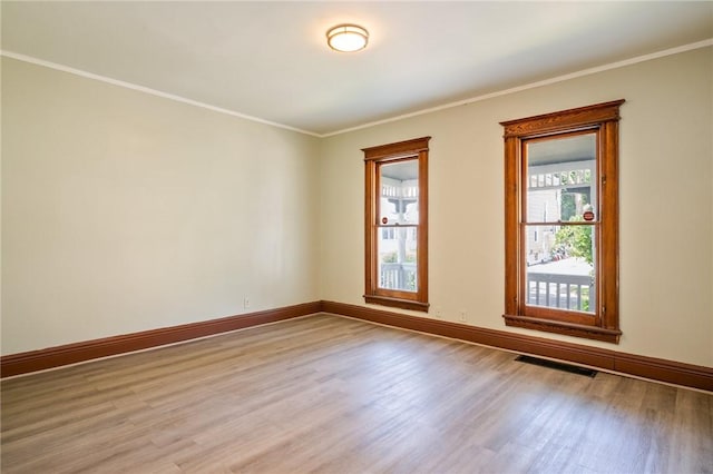 9 Englert St, Rochester, NY 14605 - unfurnished room featuring light wood-style flooring and ornamental molding