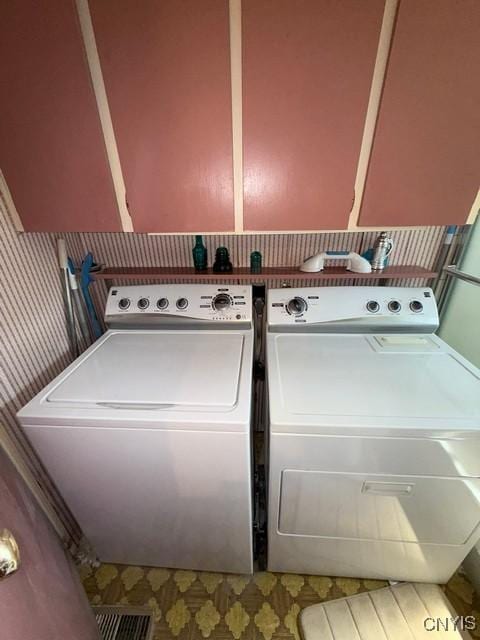 6792 Creek Rd, Lincoln, NY 13421 - laundry area with washing machine and dryer