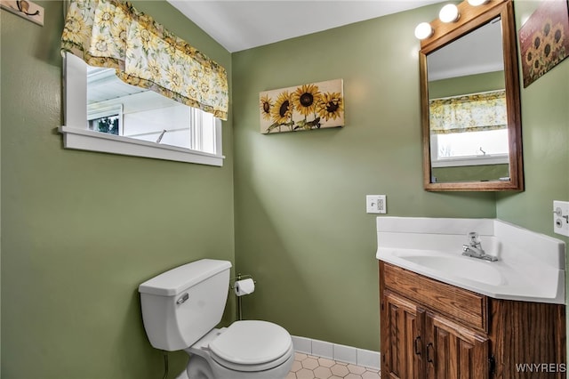 2610 Coomer Rd, Newfane, NY 14028 - bathroom featuring vanity and tile patterned floors