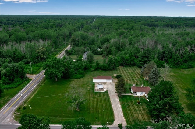2610 Coomer Rd, Newfane, NY 14028 - aerial view of property's location with a heavily wooded area