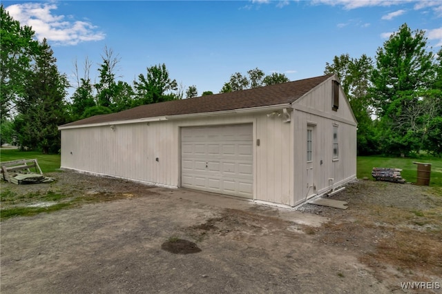 2610 Coomer Rd, Newfane, NY 14028 - detached garage with driveway