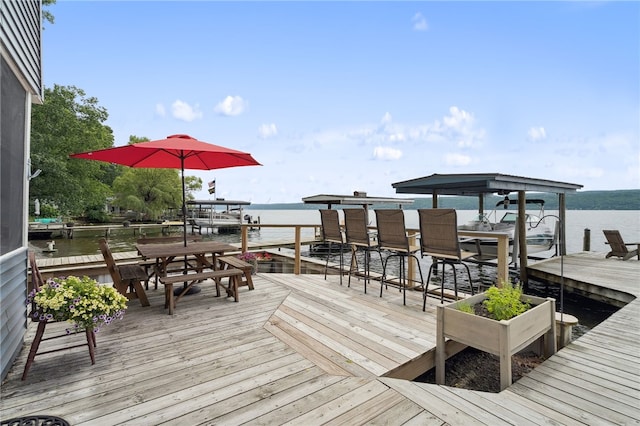 5041 Mapes Mathews Rd, Hector, NY 14818 - dock with a water view