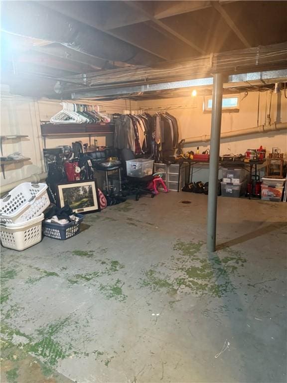82 Winsor Cir, Elmira, NY 14905 - view of unfinished below grade area