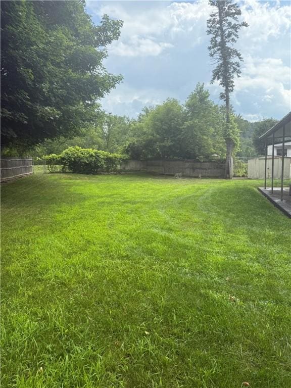 82 Winsor Cir, Elmira, NY 14905 - view of fenced backyard