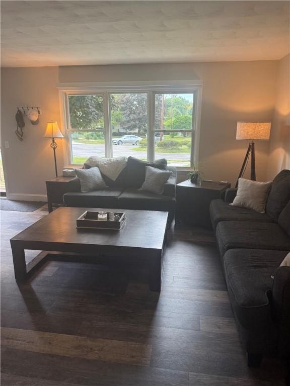 82 Winsor Cir, Elmira, NY 14905 - living area featuring wood finished floors