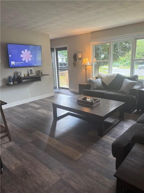 82 Winsor Cir, Elmira, NY 14905 - living room with wood finished floors and baseboards