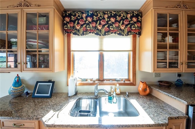 155 Hall Rd, Afton, NY 13730 - kitchen with glass insert cabinets