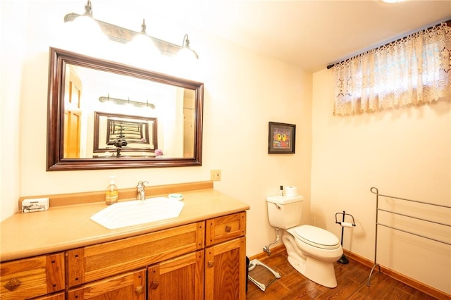 155 Hall Rd, Afton, NY 13730 - half bathroom featuring wood finished floors and vanity