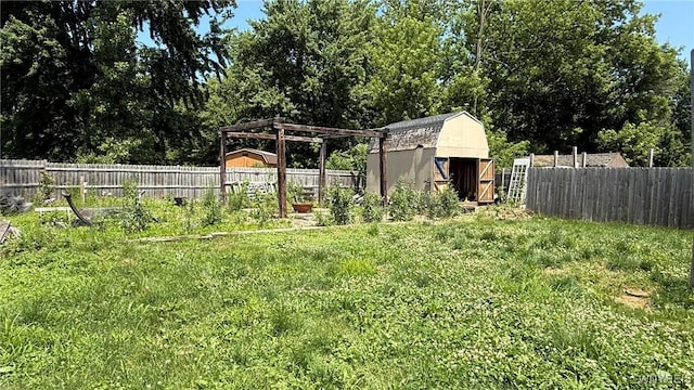 8713 Main St, Somerset, NY 14012 - fenced backyard featuring a shed