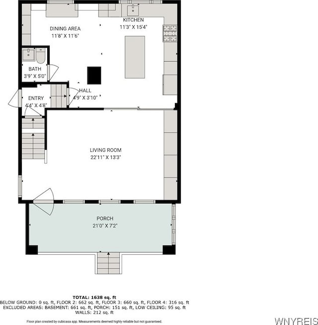 1143 Kensington Ave, Buffalo, NY 14215 - view of property floor plan