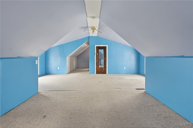 345 Wayland Rd, Salina, NY 13208 - bonus room with carpet floors, vaulted ceiling, and ceiling fan
