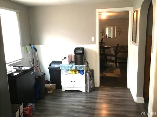 25 Fernwood Ave, West Seneca, NY 14206 - kitchen featuring plenty of natural light and dark wood finished floors