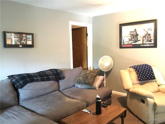 25 Fernwood Ave, West Seneca, NY 14206 - carpeted living room featuring baseboards