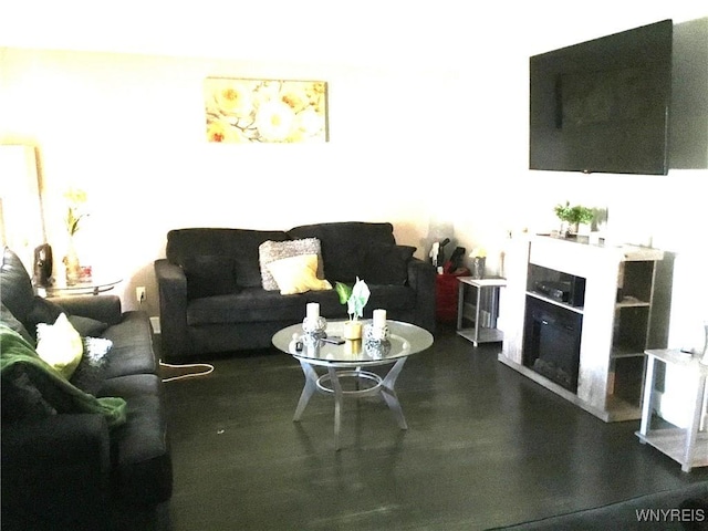 25 Fernwood Ave, West Seneca, NY 14206 - living room featuring wood finished floors