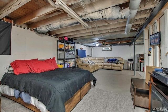 40 Remington Pl, Buffalo, NY 14210 - bedroom with concrete flooring
