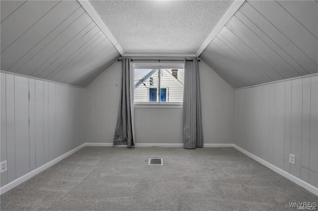 40 Remington Pl, Buffalo, NY 14210 - bonus room featuring carpet flooring, lofted ceiling, and a textured ceiling