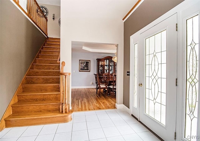 7991 Austrian Pine Cir, Pompey, NY 13104 - entryway featuring stairway, plenty of natural light, and light wood-style flooring