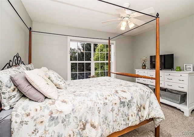 7991 Austrian Pine Cir, Pompey, NY 13104 - bedroom featuring carpet floors and ceiling fan