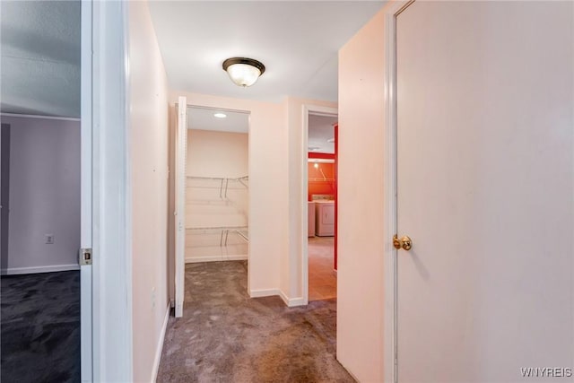 5910 Edgewood Dr, Niagara, NY 14304 - hall featuring carpet flooring and baseboards