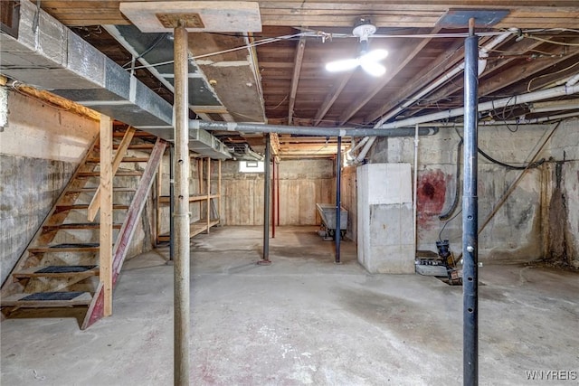 5910 Edgewood Dr, Niagara, NY 14304 - view of unfinished basement