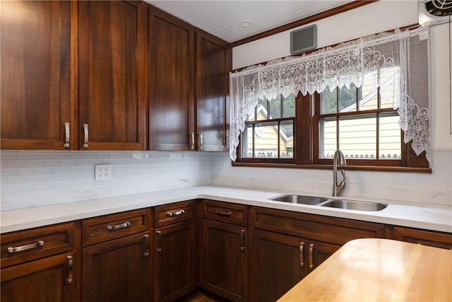 1995 Grand Central Ave, Horseheads, NY 14845 - kitchen featuring a sink and tasteful backsplash