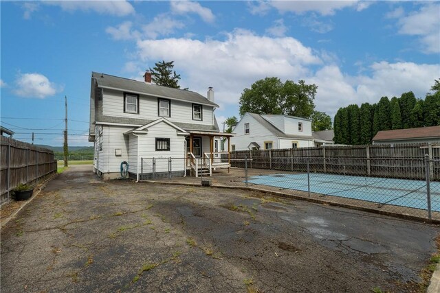 1995 Grand Central Ave, Horseheads, NY 14845 - back of property featuring a chimney