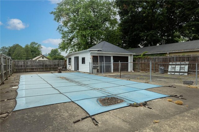 1995 Grand Central Ave, Horseheads, NY 14845 - view of swimming pool featuring a fenced backyard and a patio area