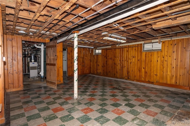 2912 Eggert Rd, Tonawanda, NY 14150 - finished below grade area featuring tile patterned floors and wood walls