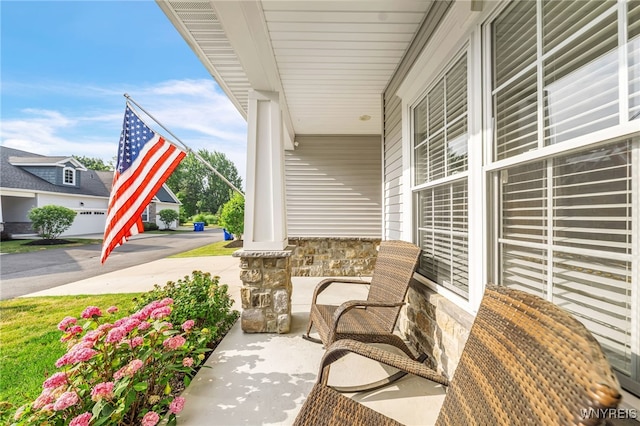 9443 Heritage Path Unit B, Clarence, NY 14032 - view of covered porch