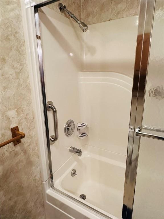 55 Wegman St, Sennett, NY 13021 - full bathroom with enclosed tub / shower combo