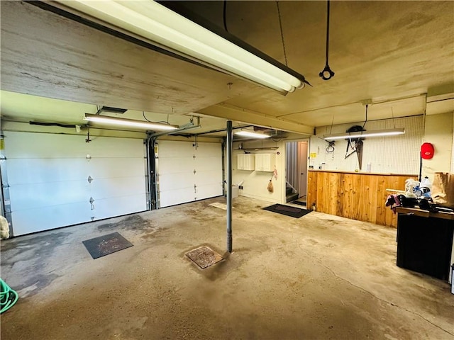 55 Wegman St, Sennett, NY 13021 - garage featuring wood walls