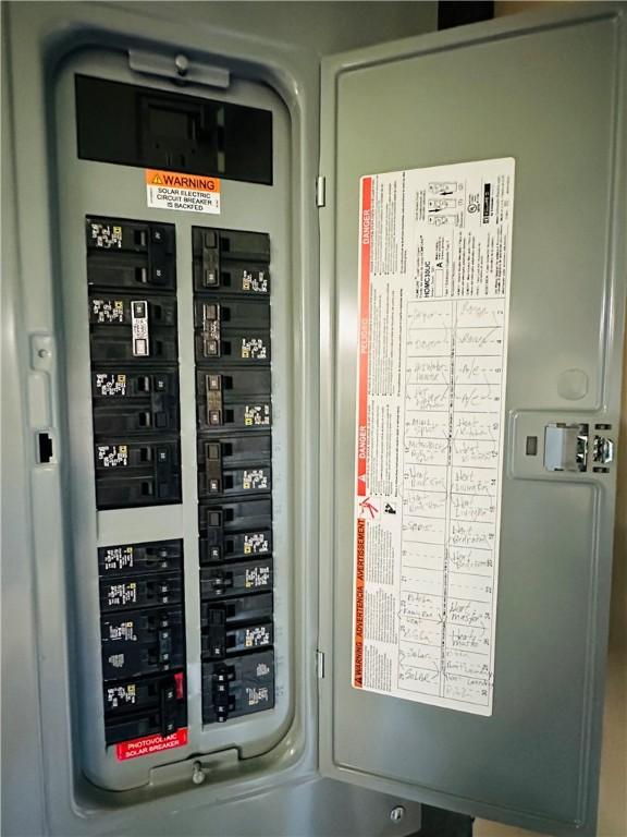 55 Wegman St, Sennett, NY 13021 - utility room featuring electric panel