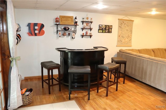115 Meaney Cir, Scriba, NY 13126 - indoor dry bar with wood finished floors and a paneled ceiling