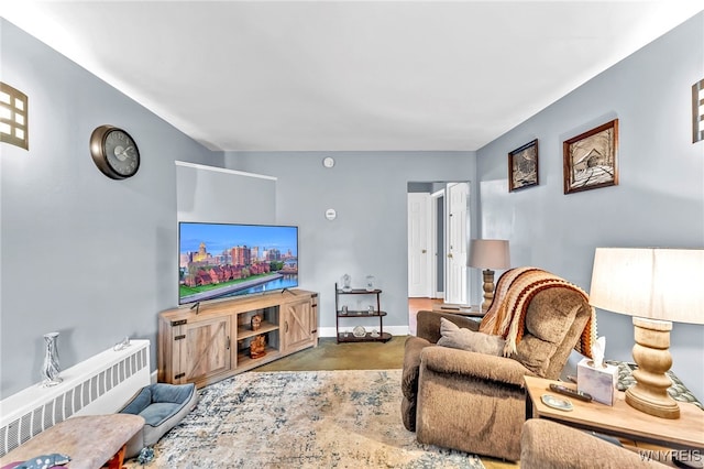 11 7th Ave, North Tonawanda, NY 14120 - living room with baseboards and concrete floors