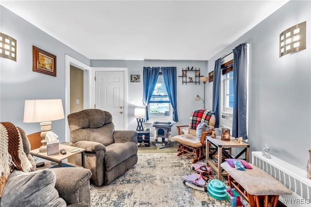 11 7th Ave, North Tonawanda, NY 14120 - living room featuring radiator heating unit