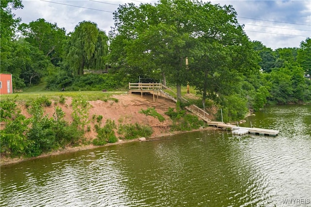 283 Erin Rd, Ridgeway, NY 14103 - water view with a floating dock