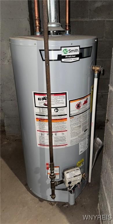 129 Brookside Dr, West Seneca, NY 14220 - utility room with water heater